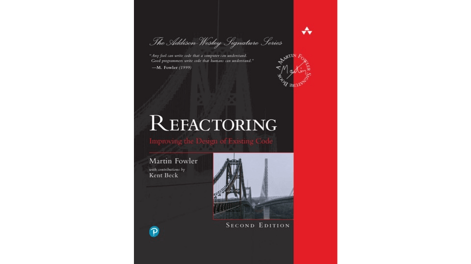 Refactoring book cover